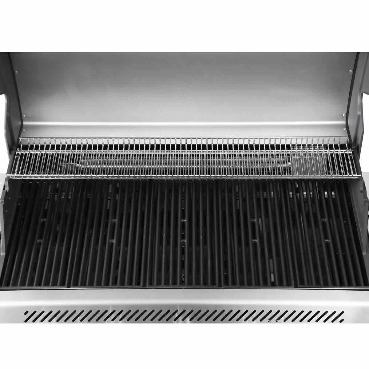 SANTOS S-518 Mit Seiten- & Heckbrenner, Edelstahl Inkl. Drehspieß, Rostheber & Silikonablage & Graviertes ZWILLING Pro Messer 9 SANTOS S-518 Mit Seiten- & Heckbrenner, Edelstahl Inkl. Drehspieß, Rostheber & Silikonablage & Graviertes ZWILLING Pro Messer – Bild 9