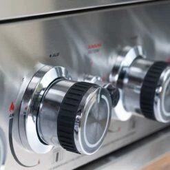 SANTOS Free P-610 Einbaugrill, Edelstahl, Inkl. Gussplatte Und Drehspieß