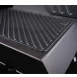 SANTOS S-518 Mit Seiten- Und Heckbrenner, Schwarz, Inkl. Drehspieß, Rostheber & Silikonablage & Graviertes ZWILLING Pro Messer -Grill Verkaufs-Shop 2d9a6e9f4fa8c86a995423626b2dfa66