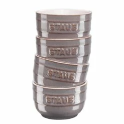 STAUB Förmchenset, 4-tlg, Antik-Grau