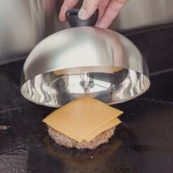 SANTOS Grillglocke Edelstahl, 2er Set -Grill Verkaufs-Shop 77ec1c57c789c559295fc5efb497c414