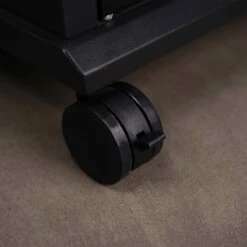 SANTOS S-518 Mit Seiten- Und Heckbrenner, Schwarz, Inkl. Drehspieß, Rostheber & Silikonablage & Graviertes ZWILLING Pro Messer -Grill Verkaufs-Shop 90193aa3f455a2c574be3d6d5b087b57