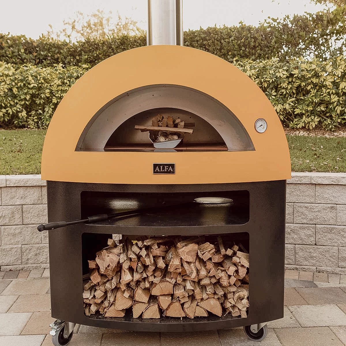 Alfa Forni Unterbau Für Pizzaofen Allegro Moderno, Schwarz 4 Alfa Forni Unterbau Für Pizzaofen Allegro Moderno, Schwarz – Bild 4