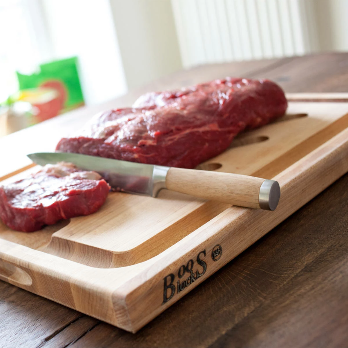 Boos Blocks Schneidebrett ProChef SLIC, Ahorn Mit Fleischhaltern 51x38x3 Cm 5 Boos Blocks Schneidebrett ProChef SLIC, Ahorn Mit Fleischhaltern 51x38x3 Cm – Bild 5