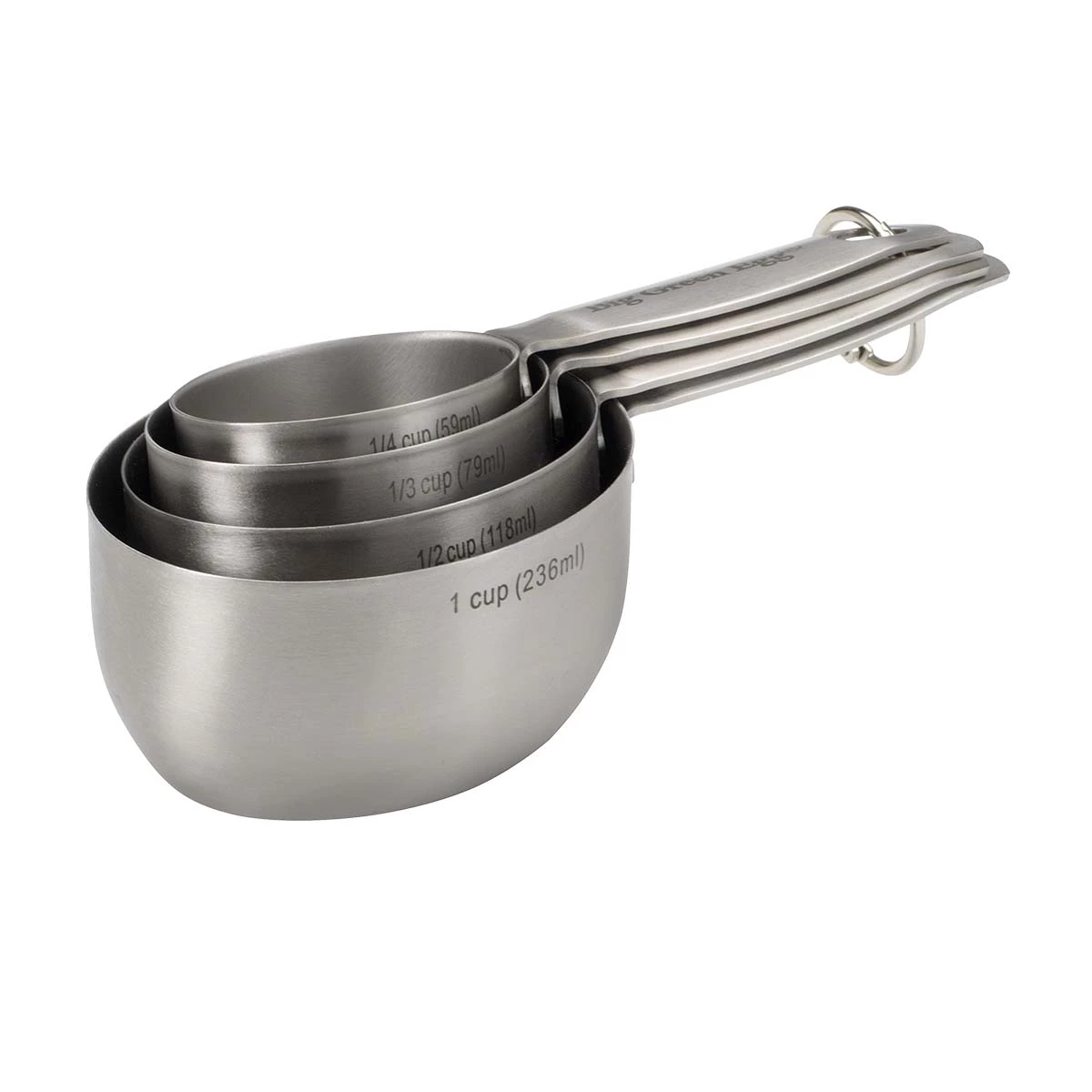 Big Green Egg Edelstahl Messbecher, 4 Stück 1 Big Green Egg Edelstahl Messbecher, 4 Stück