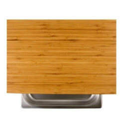 Cleenbo Classic Schneidebrett Bambus Mit Edelstahlwanne -Grill Verkaufs-Shop cleenbo bamboo gn b3d9851bc26442f78031acef572c75e5