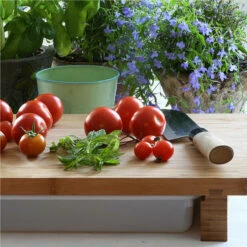 Cleenbo Classic Schneidebrett Bambus Mit Kunststoffwanne -Grill Verkaufs-Shop cleenbo classic bamboo xl d677474cc3aab4a6cdff0dbe25a678f6