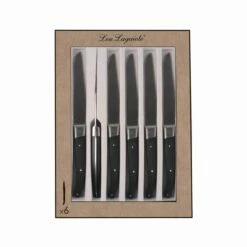 Lou Laguiole Steakmesser Louis In Magnetbox Schwarz 6 Stück