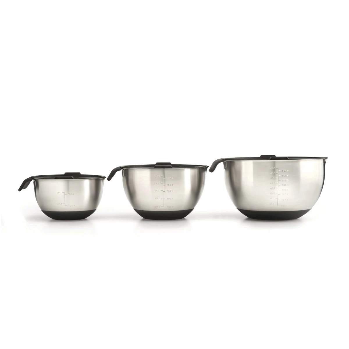 Napoleon 3er-Schüssel-Set, Edelstahl, In 3 Verschied. Größen 3 Napoleon 3er-Schüssel-Set, Edelstahl, In 3 Verschied. Größen – Bild 3