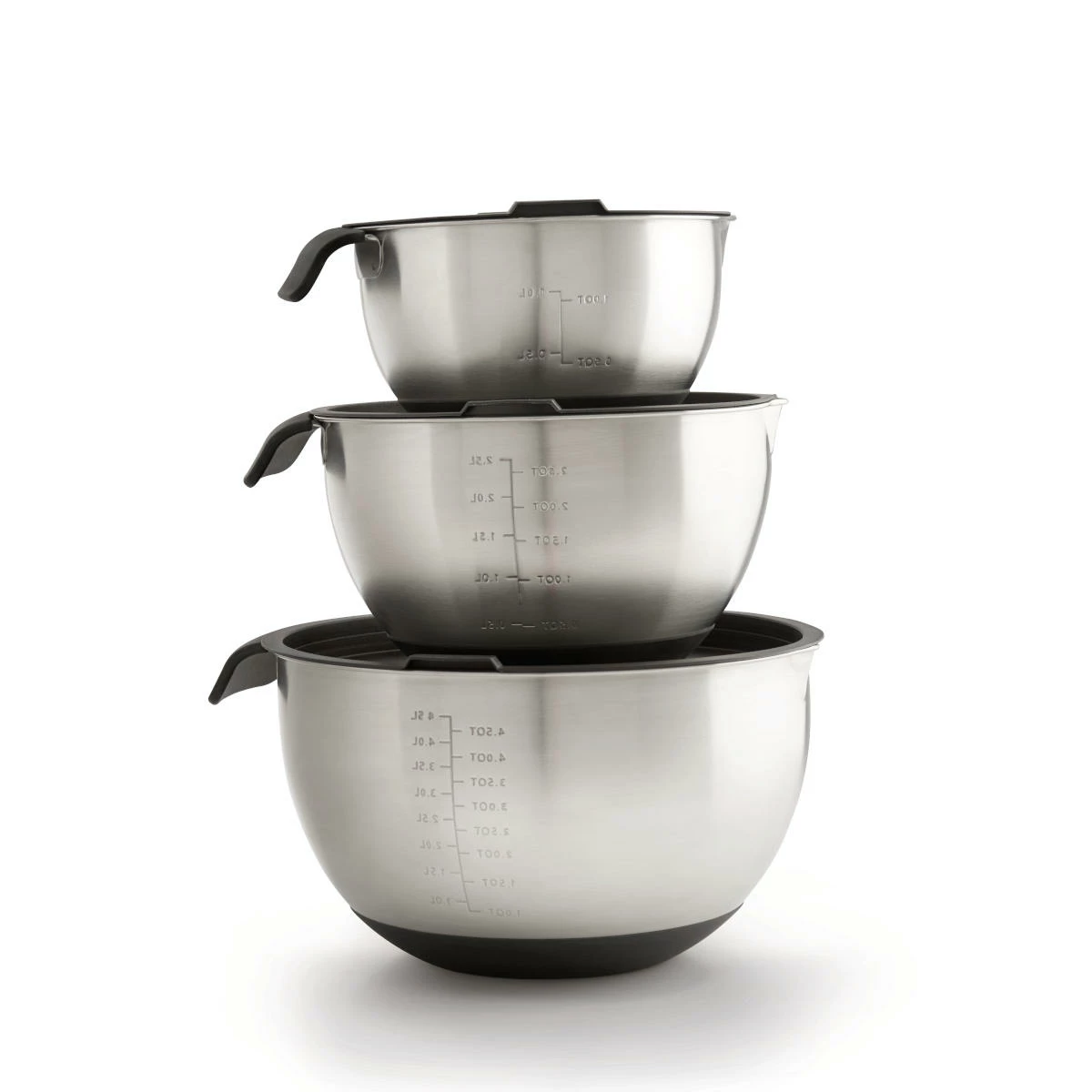 Napoleon 3er-Schüssel-Set, Edelstahl, In 3 Verschied. Größen 1 Napoleon 3er-Schüssel-Set, Edelstahl, In 3 Verschied. Größen