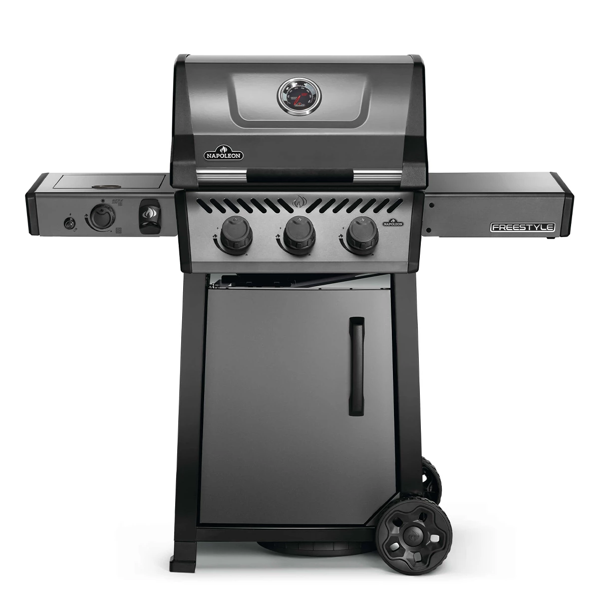 Napoleon Freestyle 365, 3 Hauptbrenner, Mit Sizzle Zone Seitenbrenner Und Tür, Graphit 6 Napoleon Freestyle 365, 3 Hauptbrenner, Mit Sizzle Zone Seitenbrenner Und Tür, Graphit – Bild 6