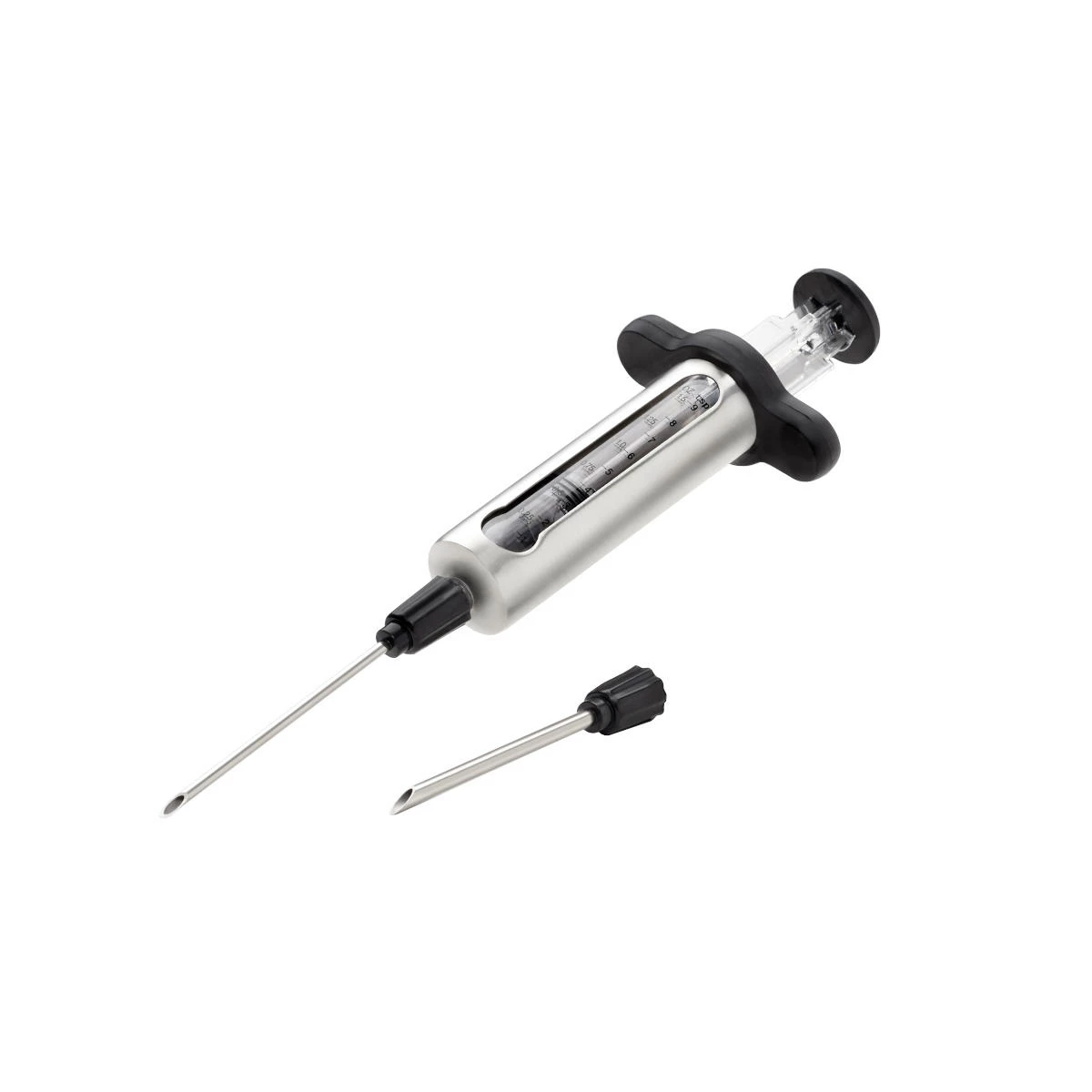 Napoleon Edelstahl-Marinaden Injektor Spritze Inkl. 2 Nadeln 4 Napoleon Edelstahl-Marinaden Injektor Spritze Inkl. 2 Nadeln – Bild 4