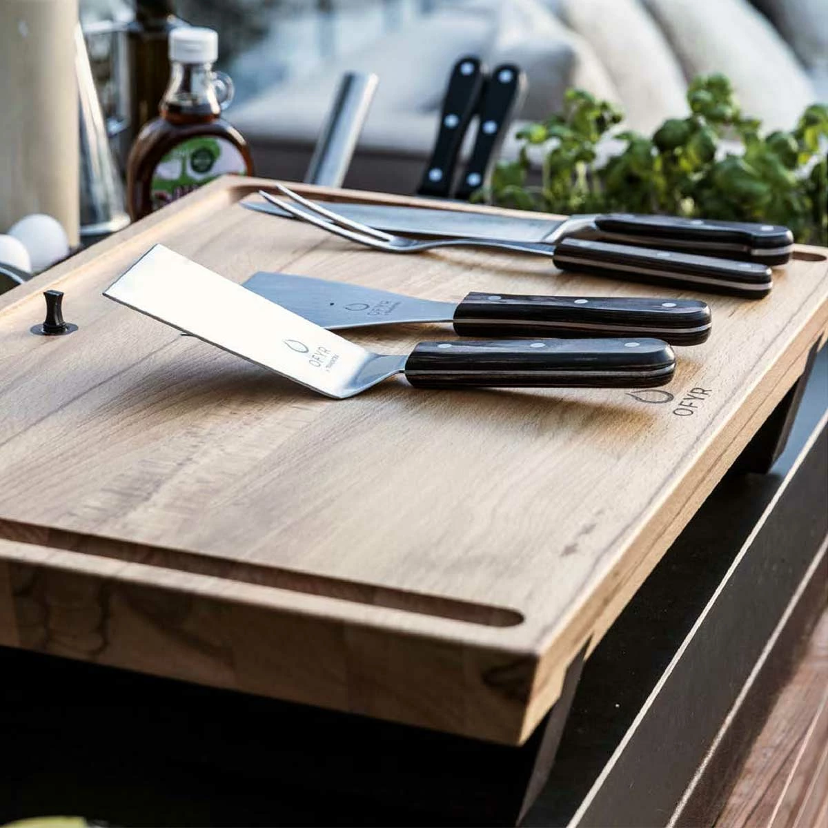 OFYR Schneidebrett Teakholz 1 OFYR Schneidebrett Teakholz