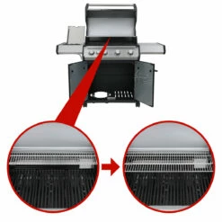 SANTOS S-401 Mit Seitenkocher, Schwarz, Inkl. Rostheber -Grill Verkaufs-Shop santos gasgrill s 401 mit seitenkocher schwarz 6783afb2f887748d76d67c8de0025a20