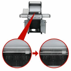 SANTOS S-318 Mit Seiten- & Heckbrenner, Schwarz Inkl. Drehspieß, Rostheber & Silikonablage -Grill Verkaufs-Shop santos s 318 mit seiten heckbrenner schwarz inkl drehspie rostheber silikonablage 38dd0fdae3b0559b9072fa63e5e9c8c4