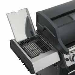 SANTOS S-318 Mit Seiten- & Heckbrenner, Schwarz Inkl. Drehspieß, Rostheber & Silikonablage -Grill Verkaufs-Shop santos s 318 mit seiten heckbrenner schwarz inkl drehspie rostheber silikonablage 5655c0dae0dc333ed909ac4f26b6ec93
