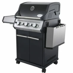 SANTOS S-318 Mit Seiten- & Heckbrenner, Schwarz Inkl. Drehspieß, Rostheber & Silikonablage -Grill Verkaufs-Shop santos s 318 mit seiten heckbrenner schwarz inkl drehspie rostheber silikonablage b143898653292216be521745843d4b4f