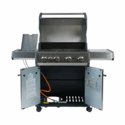 SANTOS S-401 Mit Seitenkocher, Edelstahl -Grill Verkaufs-Shop santos s 401 mit seitenkocher edelstahl geoeffnet d3136a076477beaaee373a1ebca9c52b