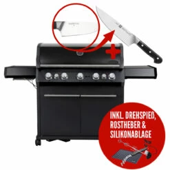 SANTOS S-518 All Black Mit Seiten- Und Heckbrenner, Schwarz, Inkl. Drehspieß, Rostheber & Silikonablage & Graviertes ZWILLING Pro Messer 35 SANTOS S-518 All Black Mit Seiten- Und Heckbrenner, Schwarz, Inkl. Drehspieß, Rostheber & Silikonablage & Graviertes ZWILLING Pro Messer -Grill Verkaufs-Shop santos s 518 all black mit seiten und heckbrenner schwarz inkl drehspie rostheber silikonablage 05c6854941124e0921e8516984e4a9a5